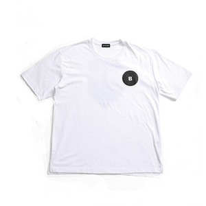 B9 오피셜 오버핏 티셔츠 - 화이트