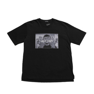 Jhood Handson 오버핏 티셔츠 - 블랙