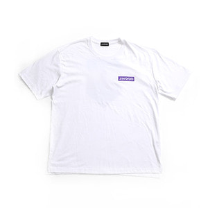 Jhood 엠파이어 스테이트 오버핏 티셔츠 - 화이트