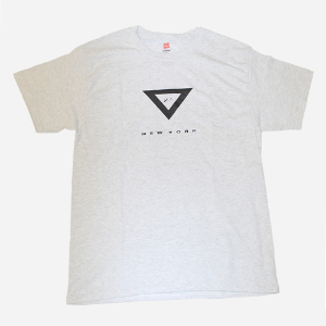 VHTS 트라이앵글 로고 티셔츠 - 그레이