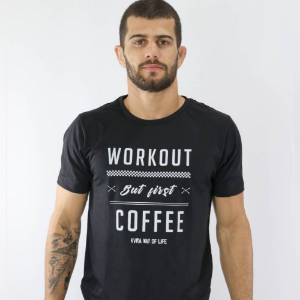 ● 30% 세일! Kvra &#039;Workout&#039; 티셔츠 - 블랙
